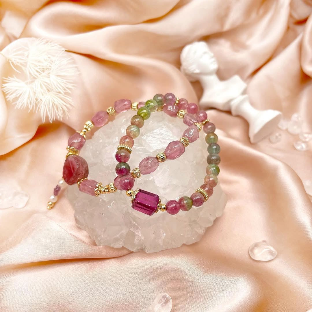 純白半圓溫潤方塊魚眼石晶花