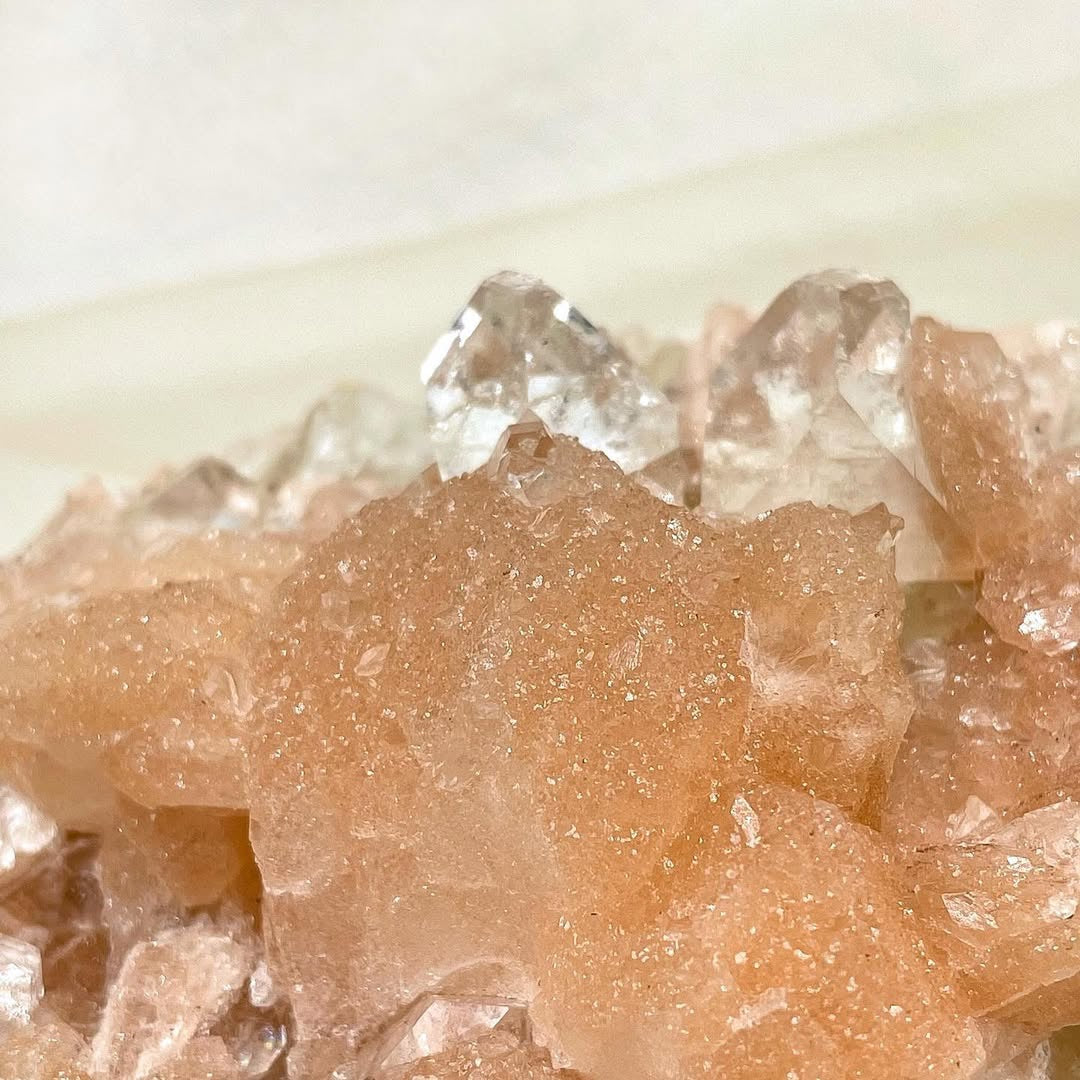 綠鑽石魚眼× 砂糖二次結晶橘色蜜桃沸石