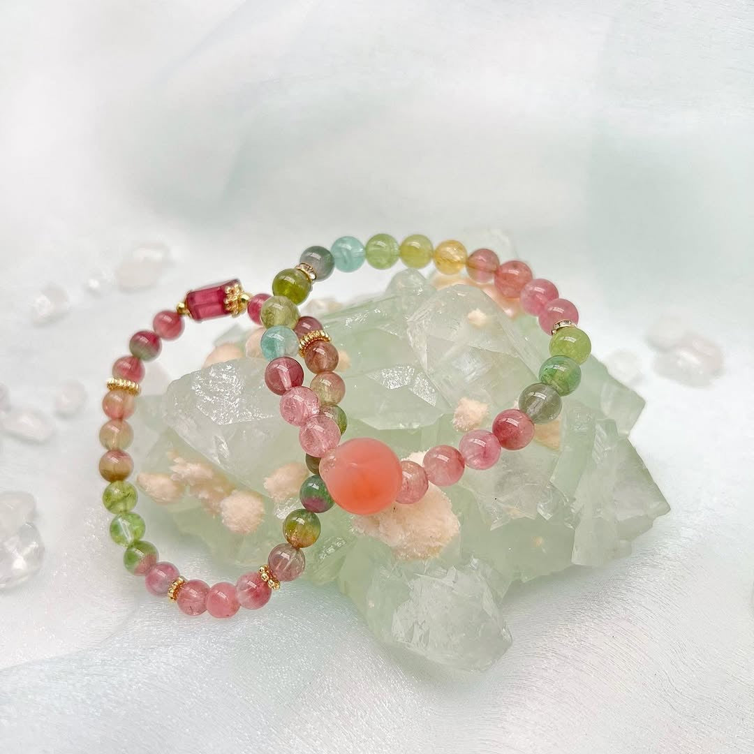 毛毛球絲光沸石×蘋果綠魚眼