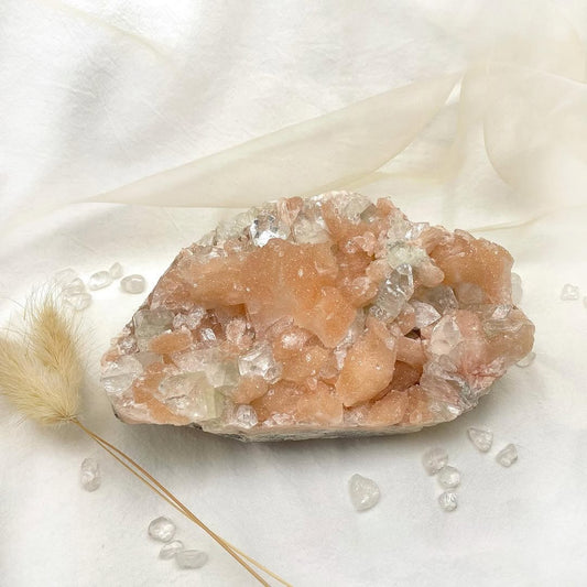 綠鑽石魚眼× 砂糖二次結晶橘色蜜桃沸石